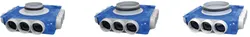SVBO-63 Hoofdverdeelbox 9xd63mm onderaansl incl. tuit 180m ventilair